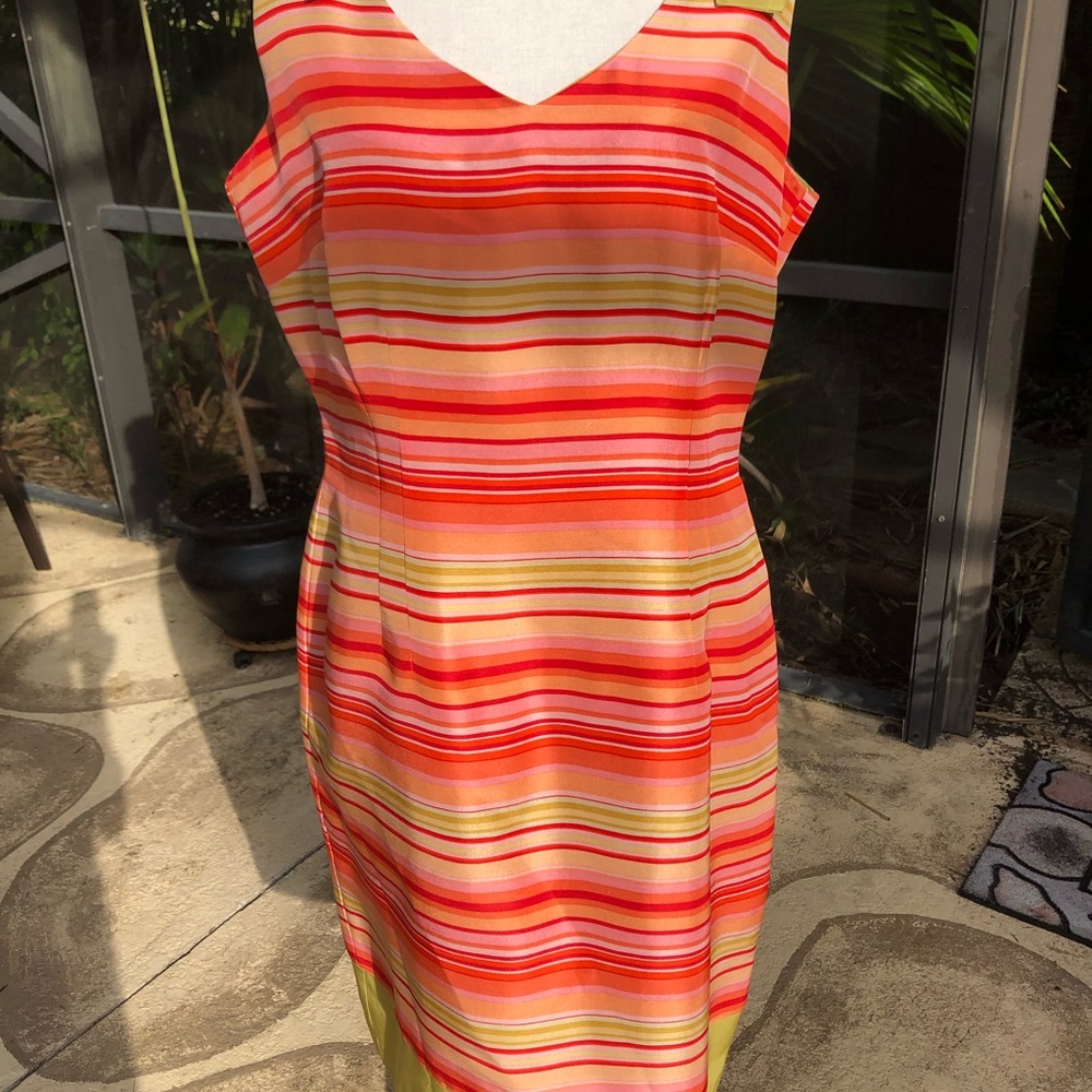 Bright Silk Dress